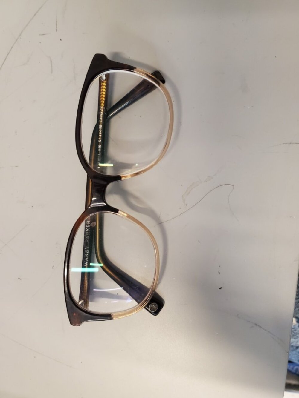 Warby Parker Laurel 615 Tea Rose Fade Eyeglasses Frames 52-17-140